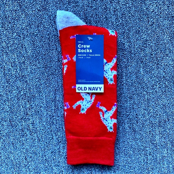 Old Navy Other - 3/$18 Abominable Snowman Funny Novelty Crew Socks - Brand New